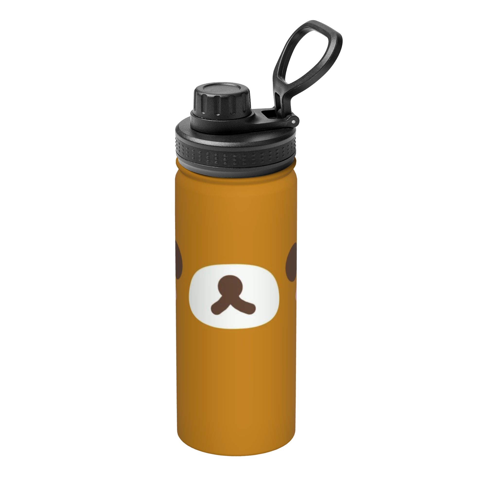 Sports Water Bottle Insulated - Cartoon Beer Rilakkuma 18OZ Geïsoleerde Sportfles