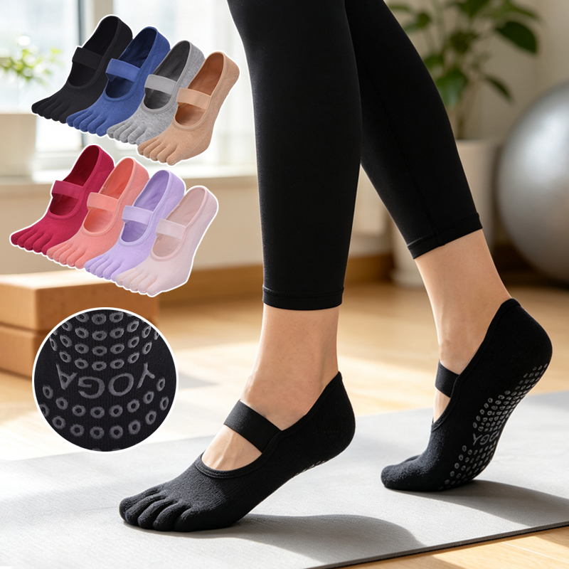 Yoga Mat - Dames Vingertop Antislip Pilates Sokken Vrouwen