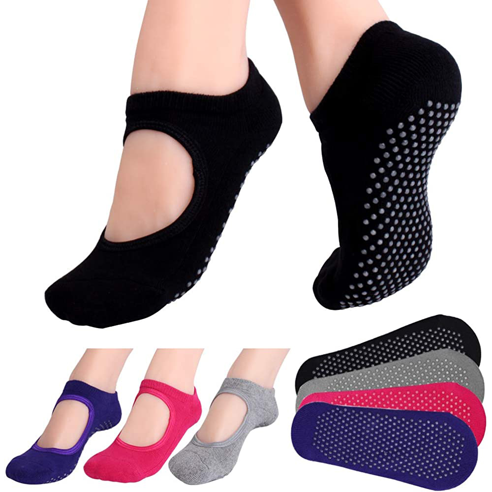 Yoga Mat - Backless antislip Fitness Pilates Sokken Katoen