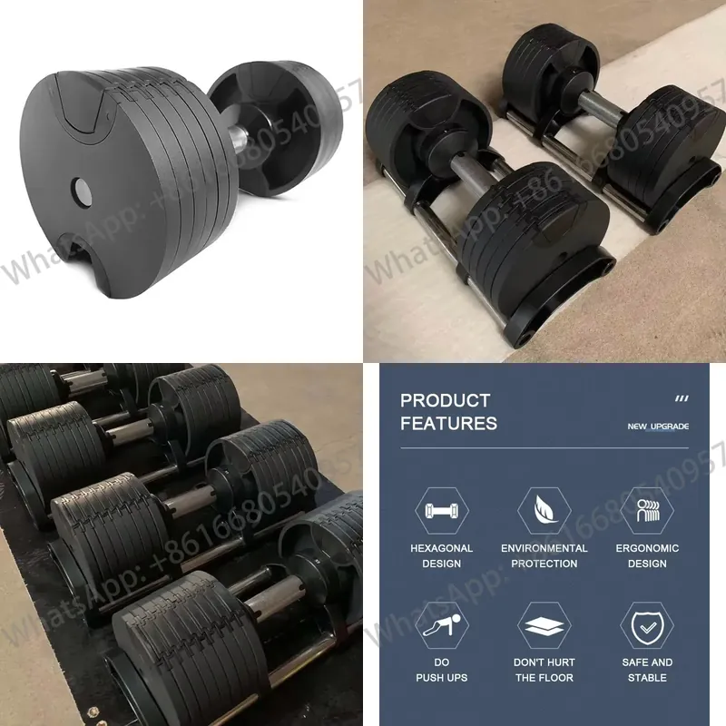 Dumbbell Set - 2,5-80KG Halters Set Hoge Kwaliteit Verf