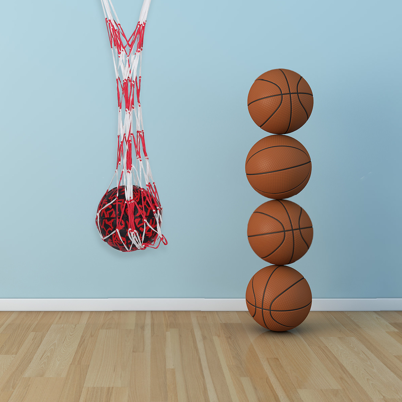 Sporttas van mesh voor ballen, - Gym Ball recensie en prijs