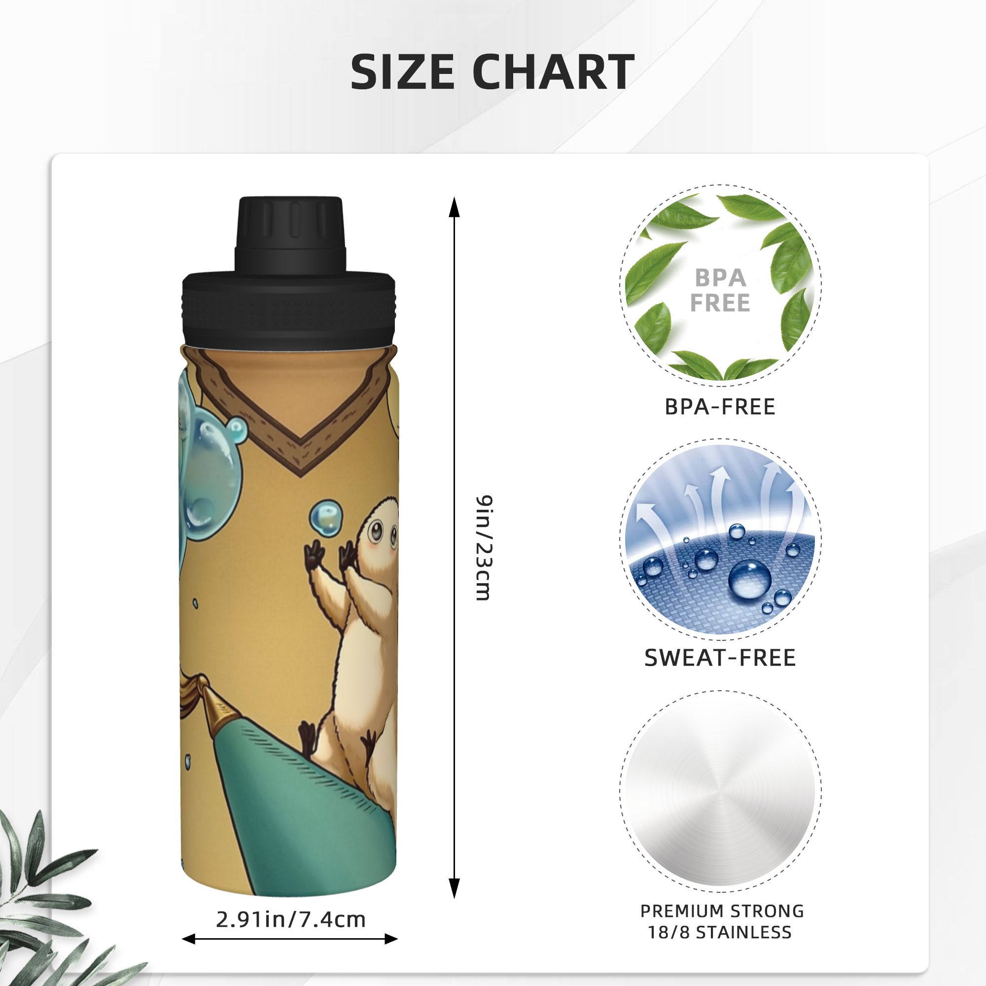 Brushbuddy Witch Hat Atelier A - Sports Water Bottle Insulated recensie en prijs