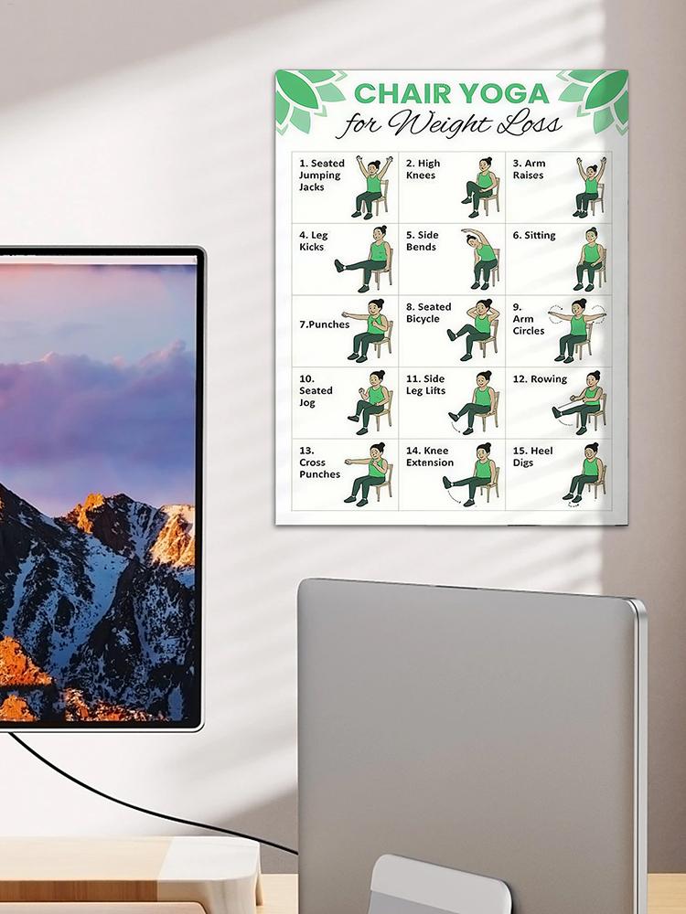 2 stuks yogaposter, thuisoefen - Sports Equipment Poster recensie en prijs