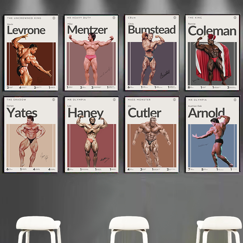 Motivatie Bodybuilder Poster B - Sports Equipment Poster recensie en prijs