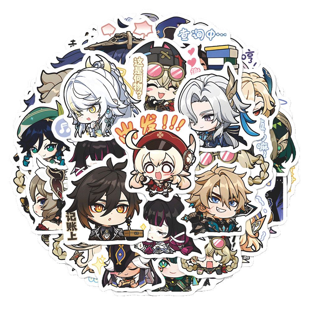64PCS Genshin Impact Moon Maid - Skateboard recensie en prijs